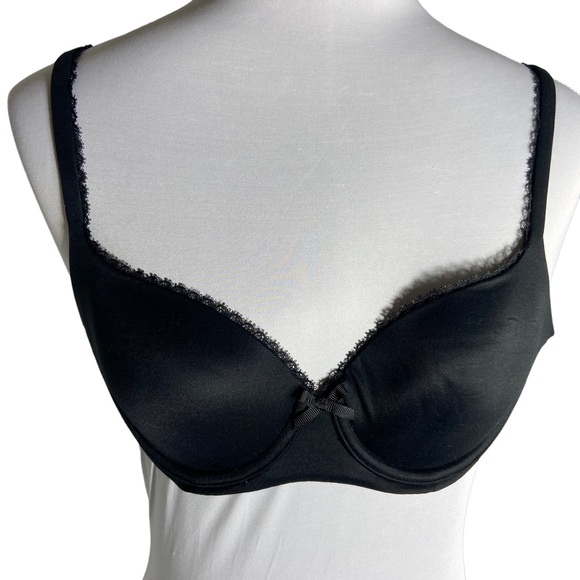 Gap Body Demi Underwire Black Bra New Size 34B - Picture 1 of 12